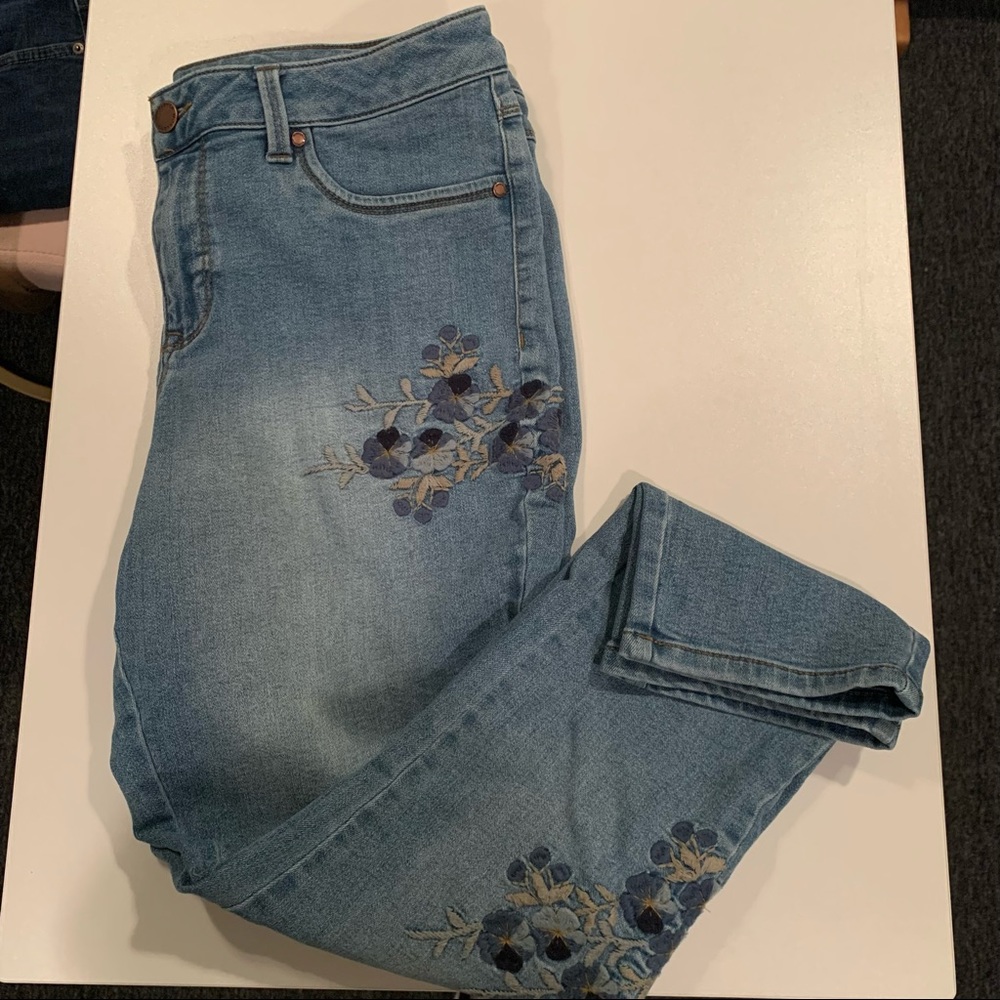 Embroidered Jeans